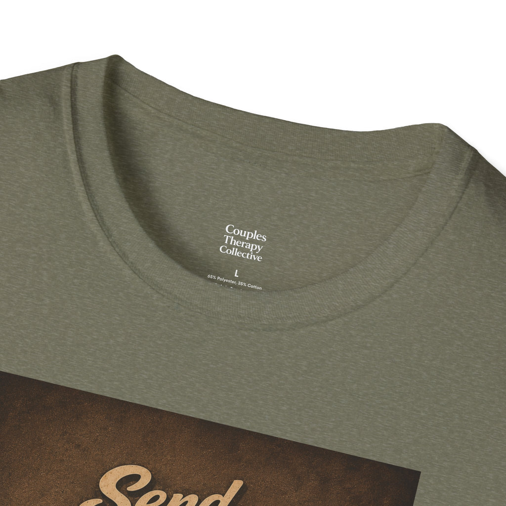 Send Feet Pics T-Shirt | Polaroid Photo Wall Graphic Tee